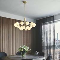 Nuura Nuura A House Cph Da Costa Living Apiales 18 Brushed Brass Dining Room